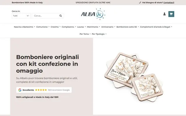 Home page of albalu.it