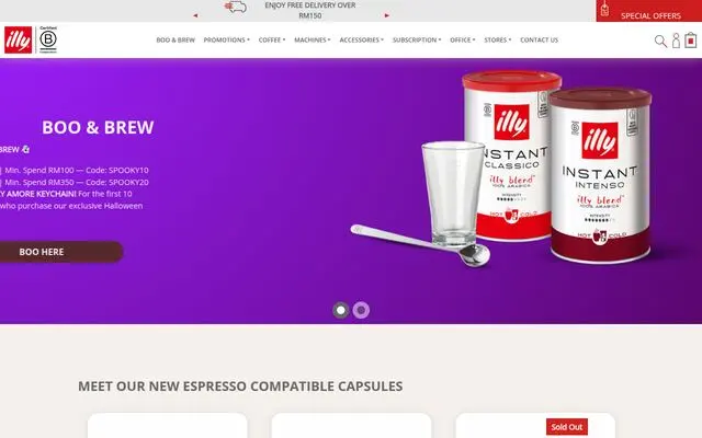 Home page of illy.my